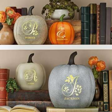 Personalized Light Up Pumpkin for Fall Celebrations