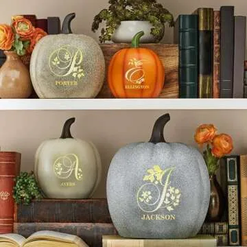 Personalized Light Up Pumpkin for Fall Celebrations