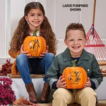 Personalized Light Up Pumpkin for Fall Celebrations