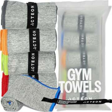 Acteon Quick Dry Microfiber Gym Towel - Odor-Free & Absorbent