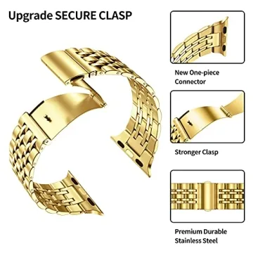 MioHHR Gold Apple Watch Band 38mm/40mm for Elegant Style