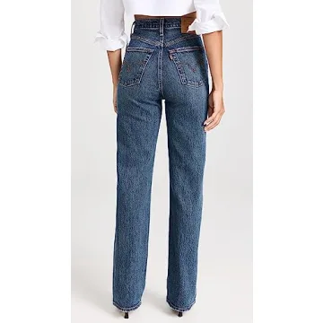 Levi's Ribcage Full Length Jeans for Women - Valley View Blue