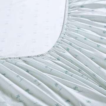 Tommy Bahama Cotton Percale King Sheets Set in Blue