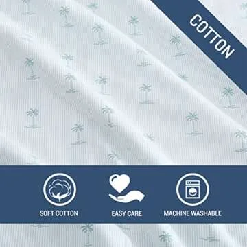 Tommy Bahama Cotton Percale King Sheets Set in Blue