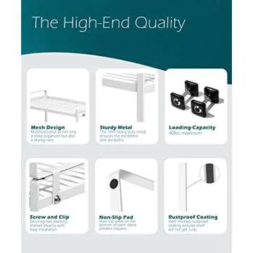 Shantton Stackable Cabinet Shelves for Organized Spaces