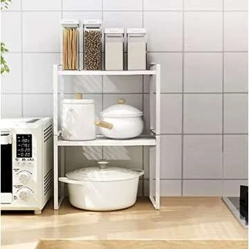 Shantton Stackable Cabinet Shelves for Organized Spaces