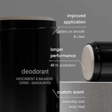 Jack Henry Natural Deodorant - Long Lasting, Aluminum Free