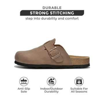 Project Cloud Women's Suede Clogs - Stylish & Comfortable Mules