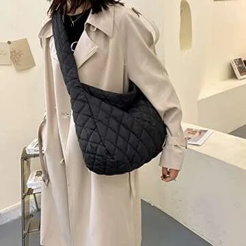 YFGBCX Lightweight Quilted Tote Bag for Women - Stylish & Spacious