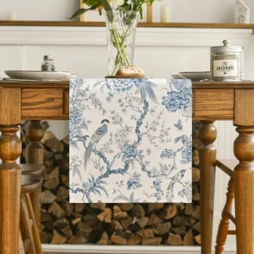 Vibrant Peacock Flower Table Runner for All Occasions