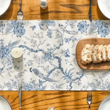 Vibrant Peacock Flower Table Runner for All Occasions