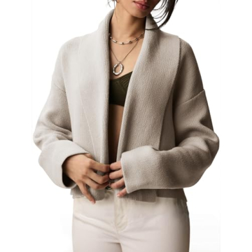 Saodimallsu Women's Cropped Cardigan for Chic Comfort
