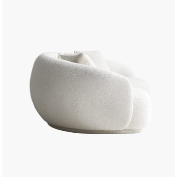 Acanva Mid Century Modern Curved Living Room Sofa