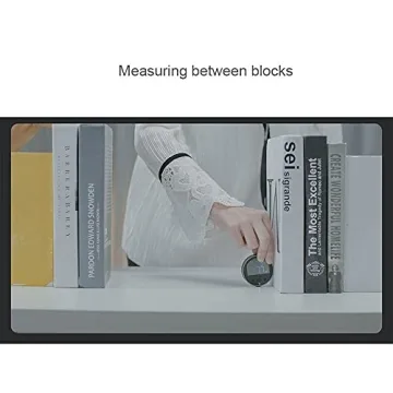 HomeMagician 324 Ft Electronic Digital Tape Measure with LCD Display Digital Ruler Rechargeable Small Smart Rolling Measuring Tool for Flat Curved Diameter Odd Shape Ideal Surprise for You