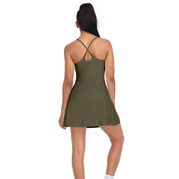 Stylish Beierli Women's Tennis Dress with Built-in Bra & Shorts