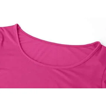 Kindcall Yoga Crop Tops for Women - Hot Pink, Slim Fit