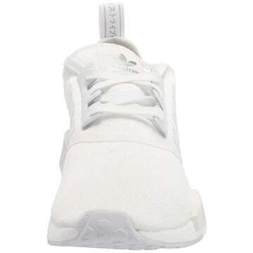 adidas Originals womens Nmd_r1 Sneaker, White/White/Silver, 7 US