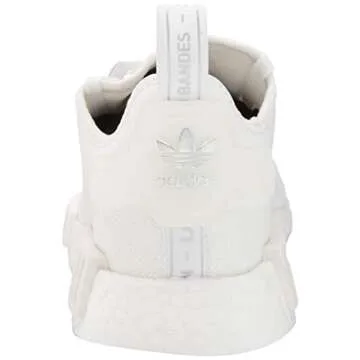 adidas Originals womens Nmd_r1 Sneaker, White/White/Silver, 7 US