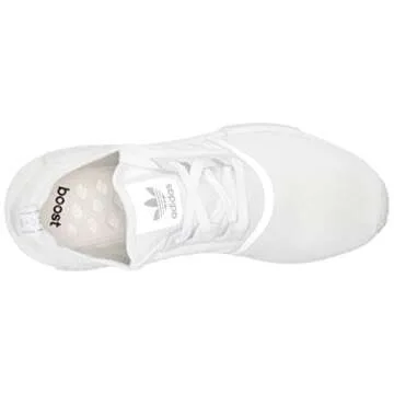 adidas Originals womens Nmd_r1 Sneaker, White/White/Silver, 7 US
