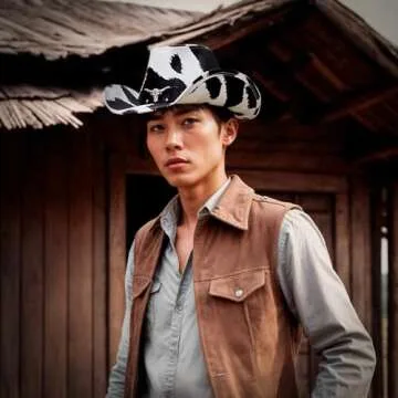 FuocoWear Brown Cowboy Hat for Women - Stylish & Functional