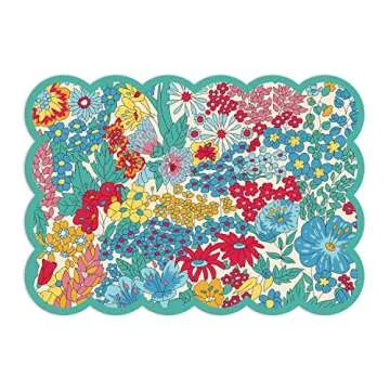 Galison Liberty Floral Scalloped Notecard Set