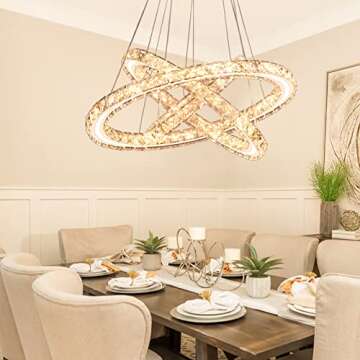 Stylish diisunbihuo Modern LED Chandeliers for Elegant Homes