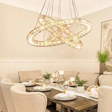 Stylish diisunbihuo Modern LED Chandeliers for Elegant Homes