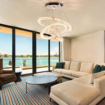 Stylish diisunbihuo Modern LED Chandeliers for Elegant Homes