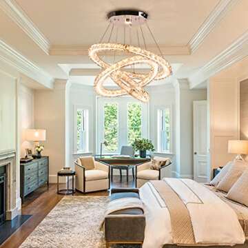 Stylish diisunbihuo Modern LED Chandeliers for Elegant Homes