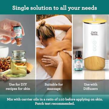 GuruNanda Rosemary Essential Oil - Pure & Natural 15ML