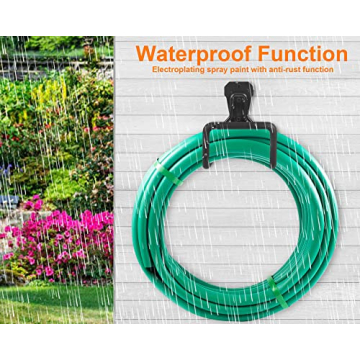 Sturdy PeoMev Metal Garden Hose Holder for Your Outdoor Space