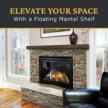 AZ Faux High-Density Polyurethane Faux Fireplace Mantel