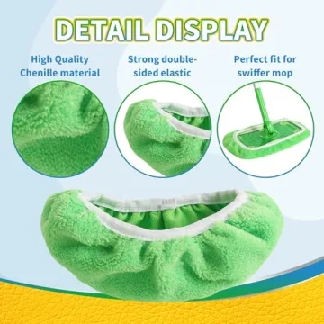 AmaVins Reusable Mop Pads for Swiffer | Eco-Friendly & Washable