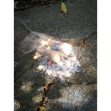 Emergency Fire Starter Magnesium 6 Bags+ 1 Free Tin Box Camping Hiking Bushcraft