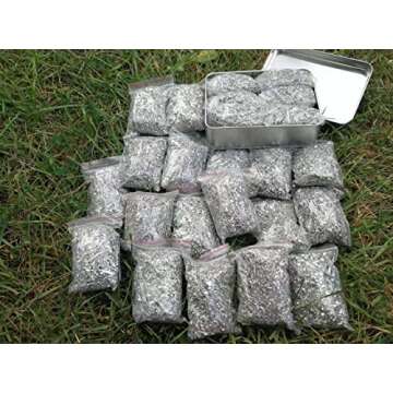 Emergency Fire Starter Magnesium 6 Bags+ 1 Free Tin Box Camping Hiking Bushcraft