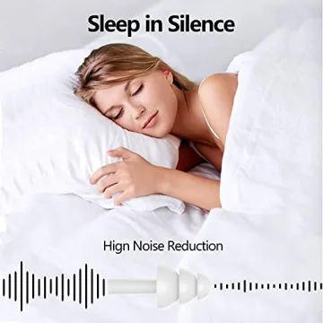 Noise Reduction Ear Plugs for Sleeping and Swimming Comfort
