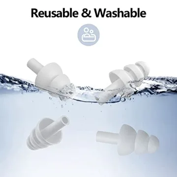 Noise Reduction Ear Plugs for Sleeping and Swimming Comfort