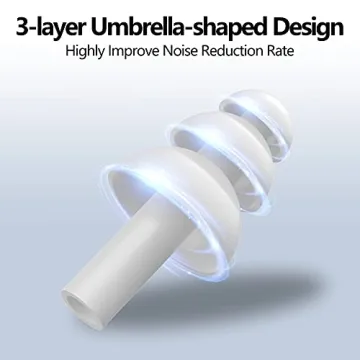 Noise Reduction Ear Plugs for Sleeping and Swimming Comfort