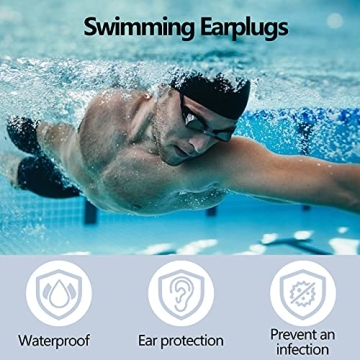 Noise Reduction Ear Plugs for Sleeping and Swimming Comfort