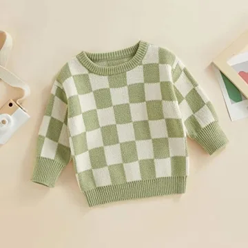 Kuriozud Baby Sweater - Soft Warm Toddler Knit Sweater