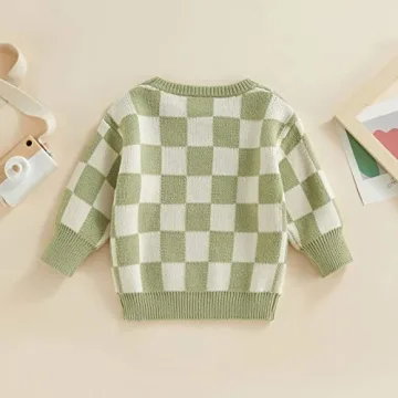 Kuriozud Baby Sweater - Soft Warm Toddler Knit Sweater