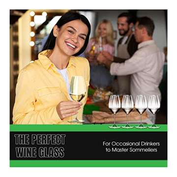 Riedel Crystal Wine Glasses - Set of 4 for Red or White