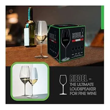 Riedel Crystal Wine Glasses - Set of 4 for Red or White