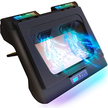 KLIM Everest Laptop Cooling Pad | New 2024 | Powerful Turbo-Fan 4300 RPM Laptop Cooler | Sealed Foam...