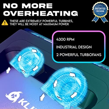 KLIM Everest Laptop Cooling Pad for Gaming and Work