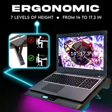 KLIM Everest Laptop Cooling Pad for Gaming and Work