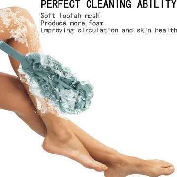 Prozklves Back Scrubber with Long Handle - Green