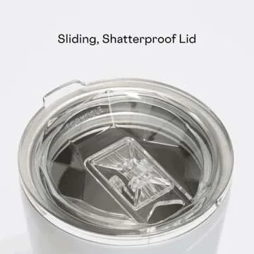 Corkcicle x Rifle Paper Co. Triple Insulated Coffee Mug with Lid and Handle, Mint Lively Floral, 16 oz –Stainless Steel Travel Mug Keeps Beverage Hot for 3+ Hours –Non-Slip, Easy-Grip, Spill-Resistant