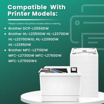 GREENBOX TN760 TN730 Toner Cartridges Black High Yield Replacement for Brother TN-760 TN-730 Toner f...