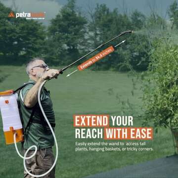 PetraTools Backpack Sprayer with Long Battery Life - HD4000